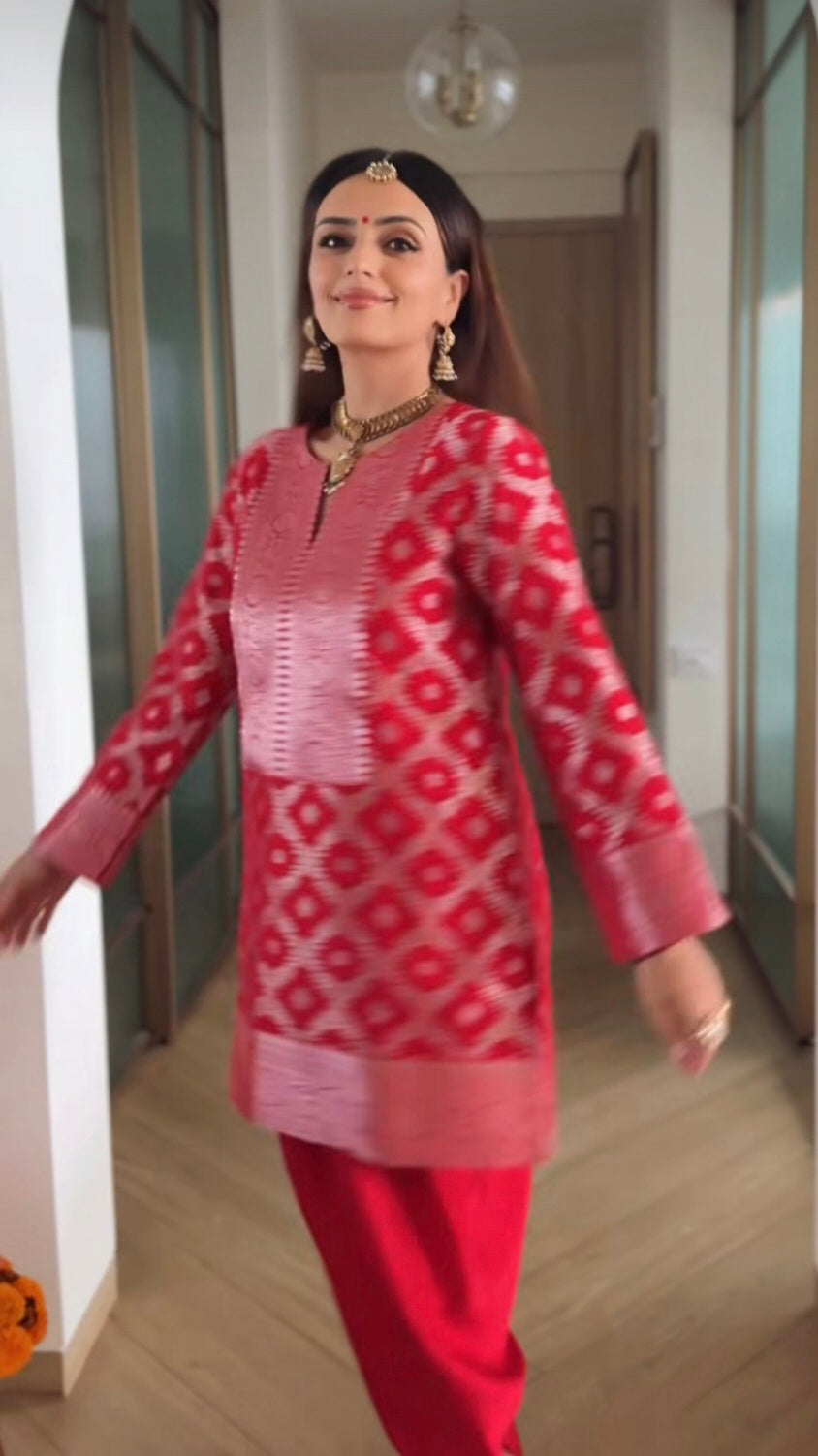 Oman red co ord set