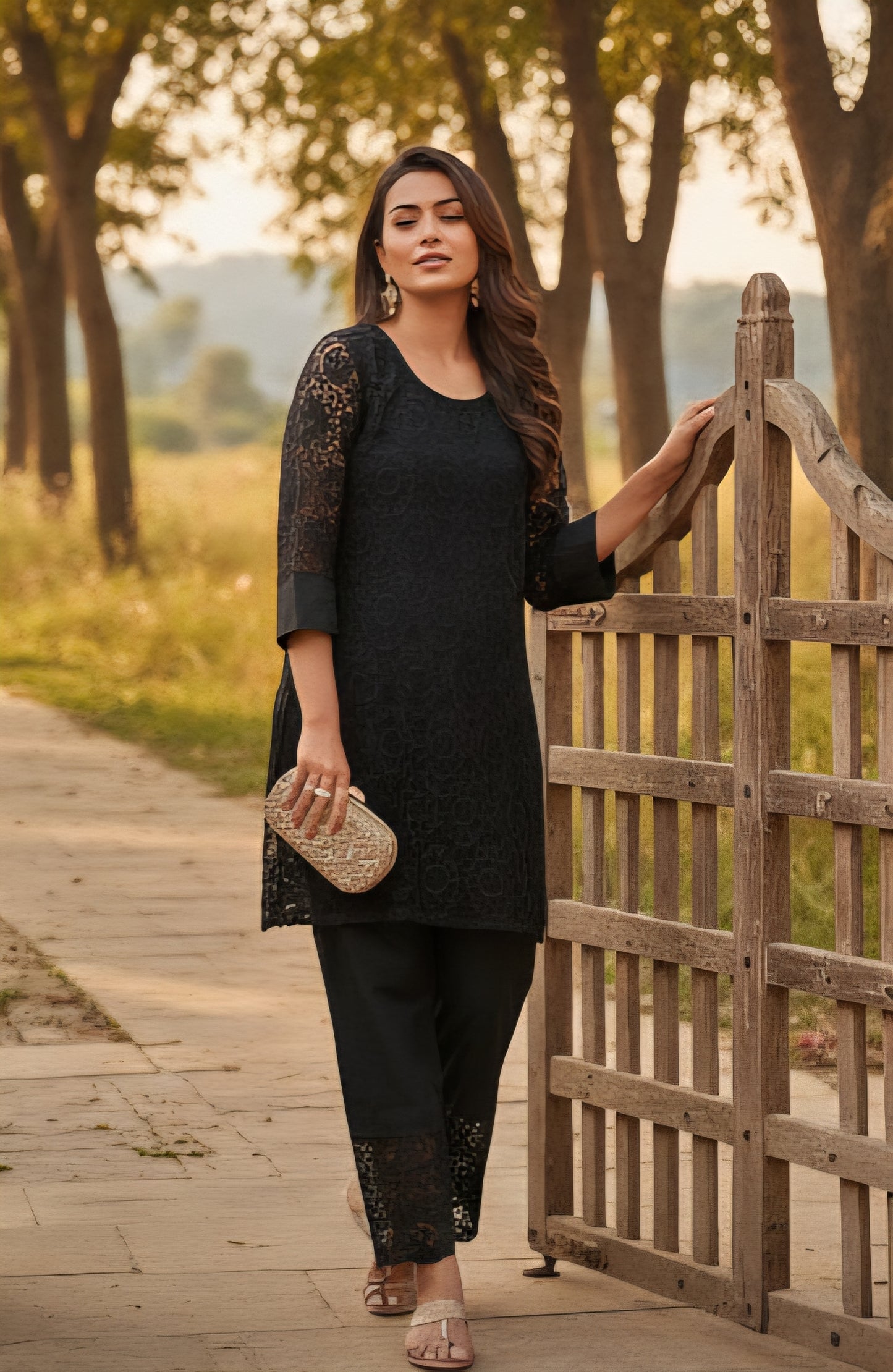 Reimaginged DIYA BLACK CO ORD SET