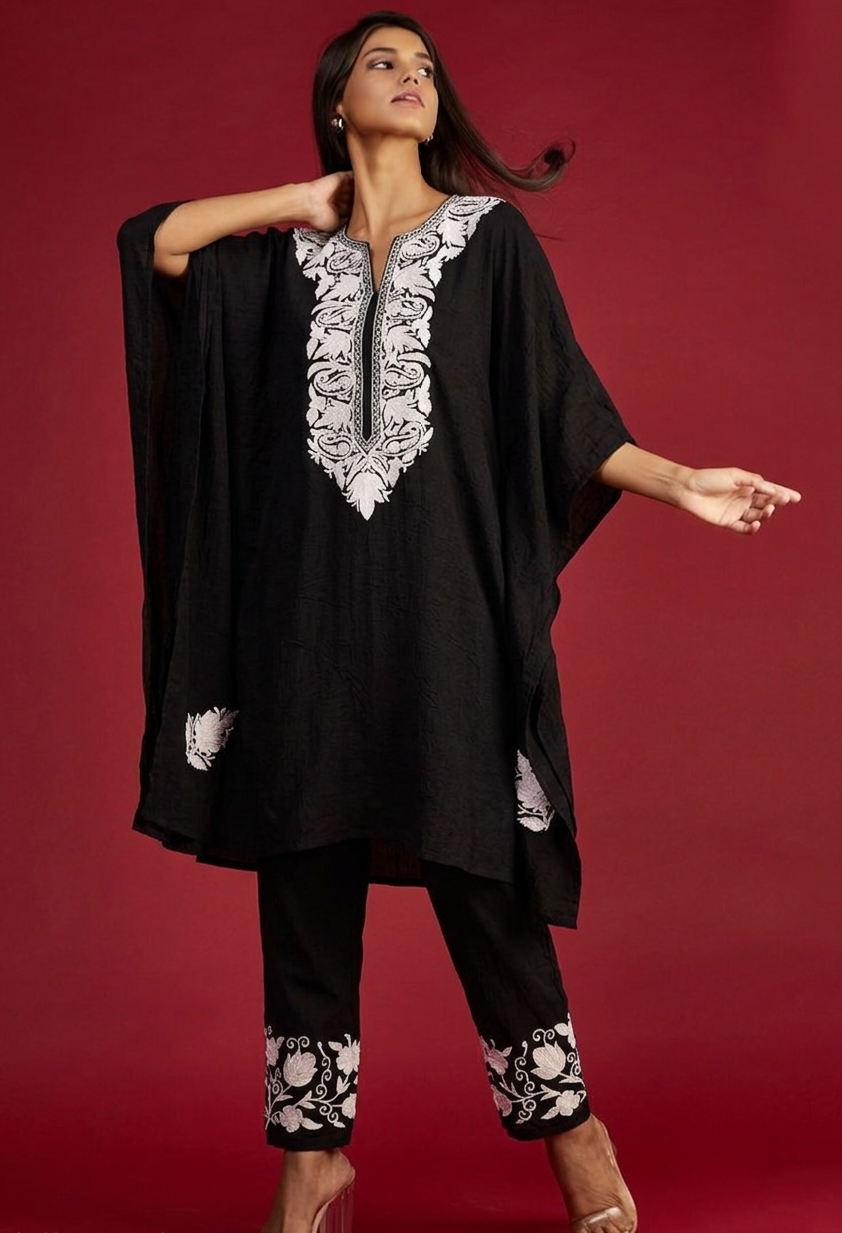 Black treee KAFTAN SET