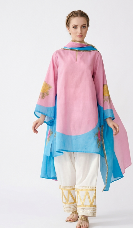 2a pink sky shaded 3pcs set
