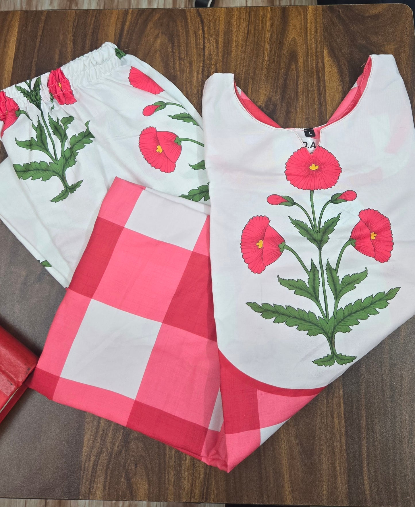 az Ninaa cotton top n bottom set