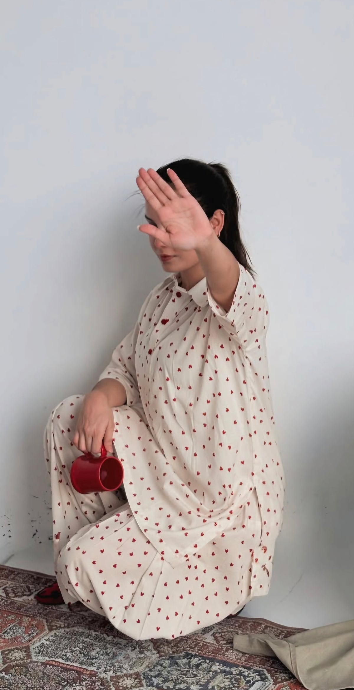 Dil se cotton farsi top n bottom set